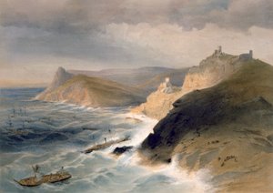 Tormenta en el puerto de Balaklava, 14 de noviembre de 1854, lámina de 